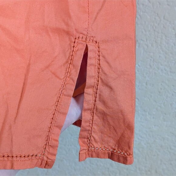 Sigrid Olsen Women's 100% Cotton Button-Up Shirt sz XL 3/4 Sleeve Lagenlook - Picture 6 of 9